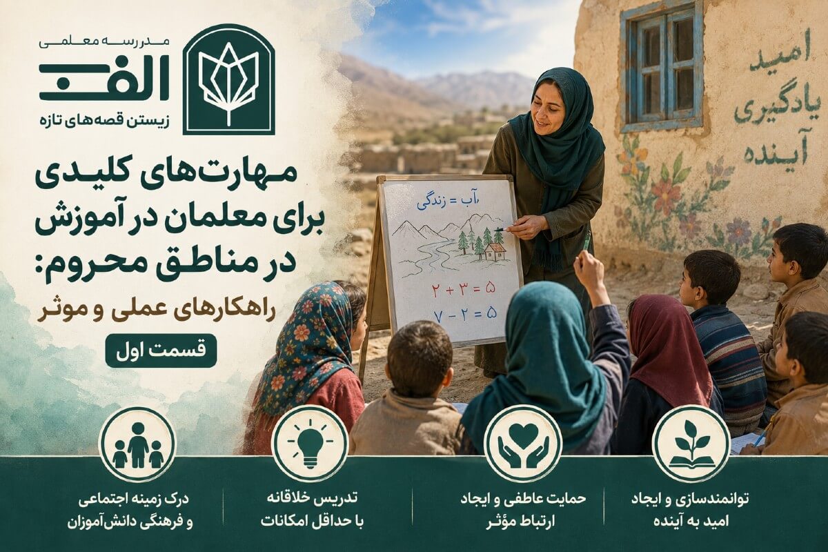 مهارت‌های کلیدی برای معلمان در آموزش در مناطق محروم: راهکارهای عملی و موثر  - قسمت اول - تصویر 1