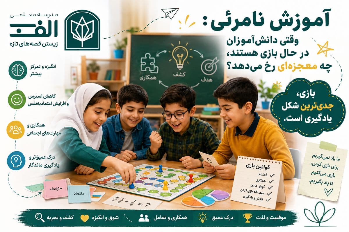 آموزش نامرئی: وقتی دانش‌آموزان در حال بازی هستند، چه معجزه‌ای رخ می‌دهد؟ - تصویر 2