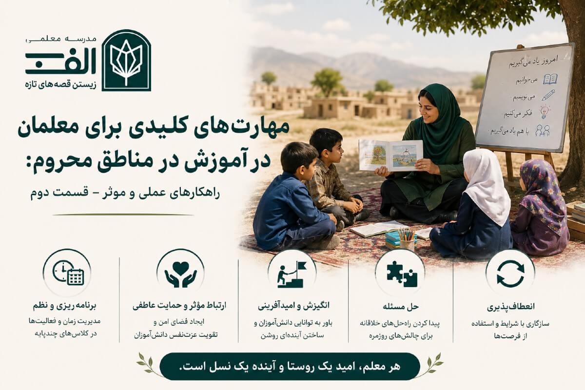 مهارت‌های کلیدی برای معلمان در آموزش در مناطق محروم: راهکارهای عملی و موثر – قسمت دوم - تصویر 2