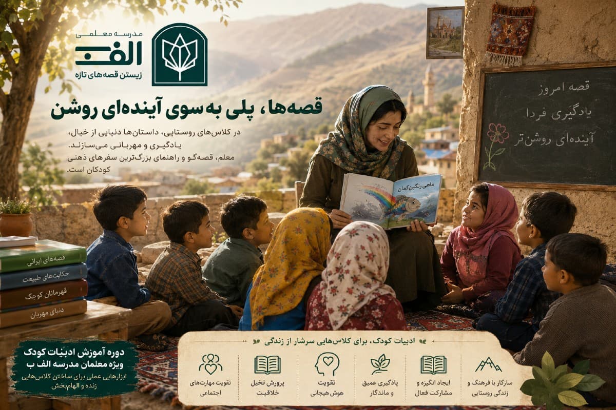 چگونه داستان‌ها دنیای کلاس درس را تغییر می‌دهند؟ دوره آموزش ادبیات کودک ویژه معلمان - تصویر 2