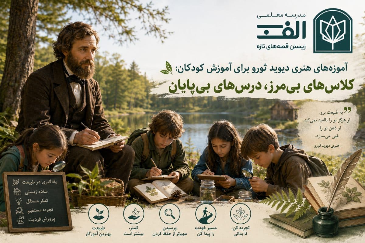 آموزه‌های هِنری دیوید ثورو برای آموزش کودکان: کلاس‌های بی‌مرز، درس‌های بی‌پایان - تصویر 2